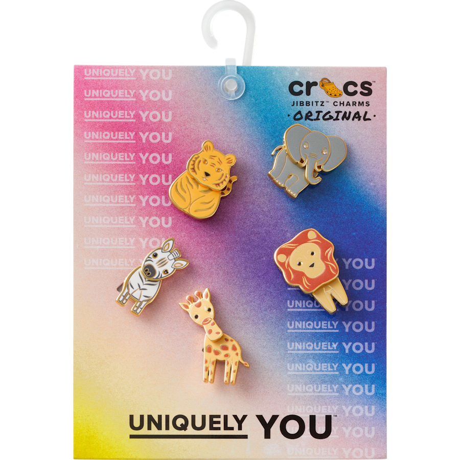 Enamel Safari 5 Pack Jibbitz™ charms - Crocs