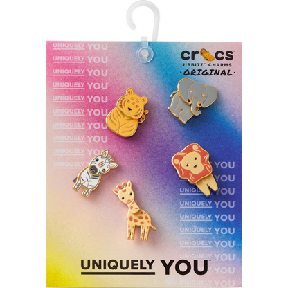 Enamel Safari 5 Pack Jibbitz™ charms - Crocs
