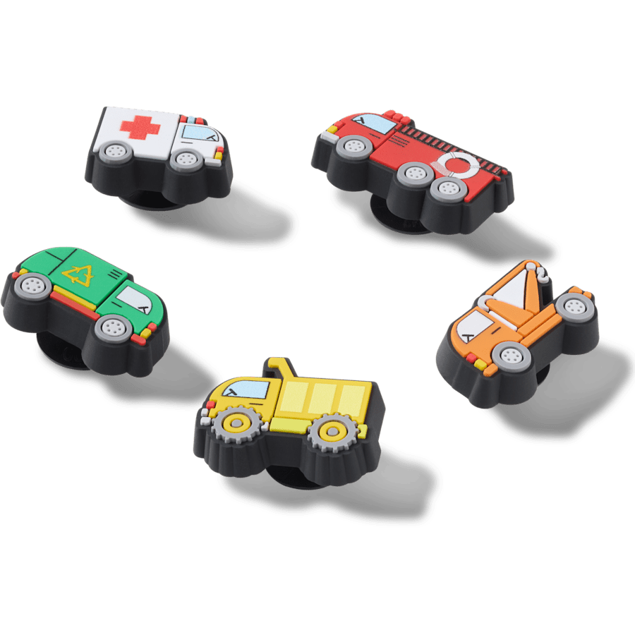 Tiny Work Trucks 5 Pack Jibbitz™ charms - Crocs