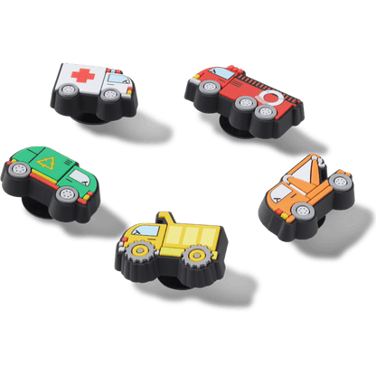 Tiny Work Trucks 5 Pack Jibbitz™ charms - Crocs