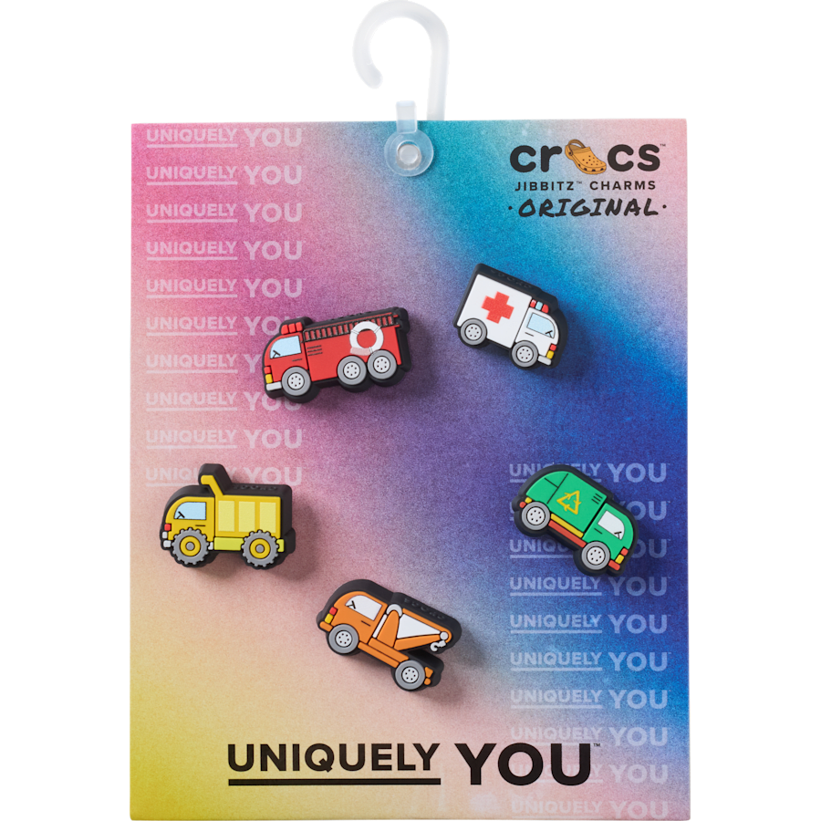 Tiny Work Trucks 5 Pack Jibbitz™ charms - Crocs