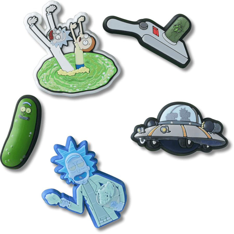Rick and Morty 5 Pack Jibbitz™ charms - Crocs