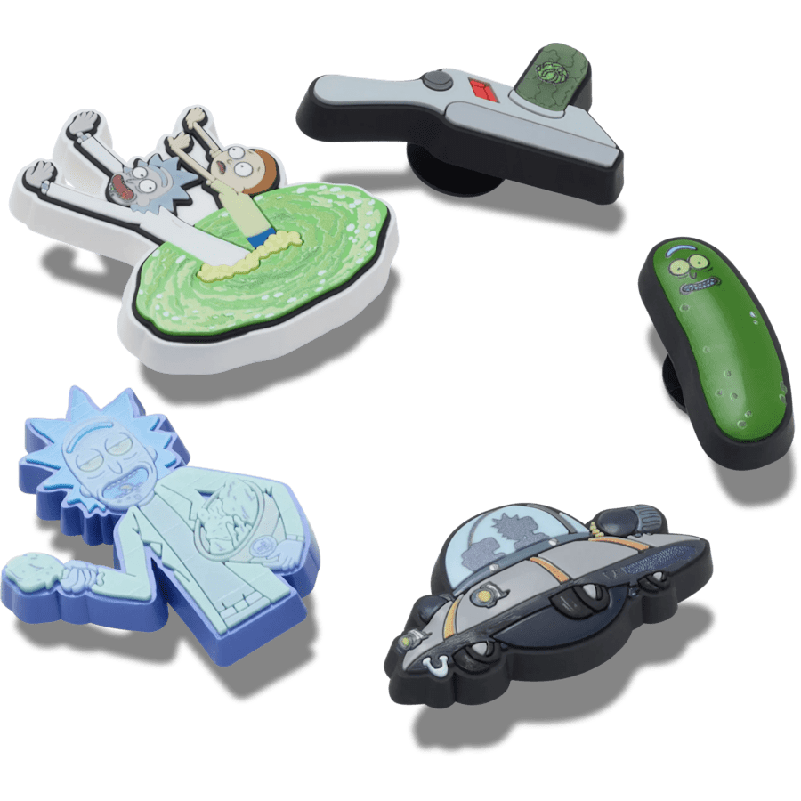 Rick and Morty 5 Pack Jibbitz™ charms - Crocs
