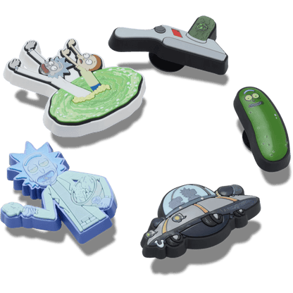 Rick and Morty 5 Pack Jibbitz™ charms - Crocs