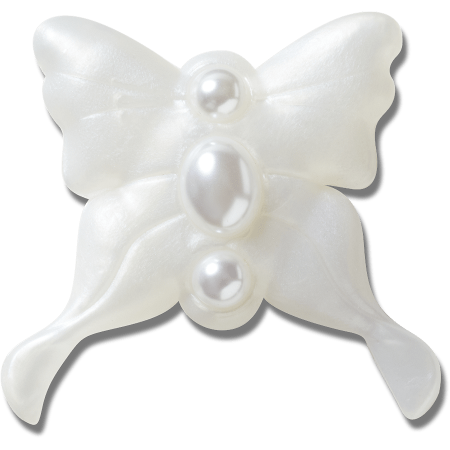 Meta Jelly White Butterfly Jibbitz™ charms - Crocs