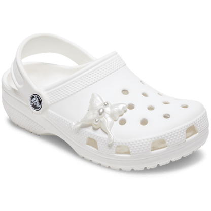 Meta Jelly White Butterfly Jibbitz™ charms - Crocs
