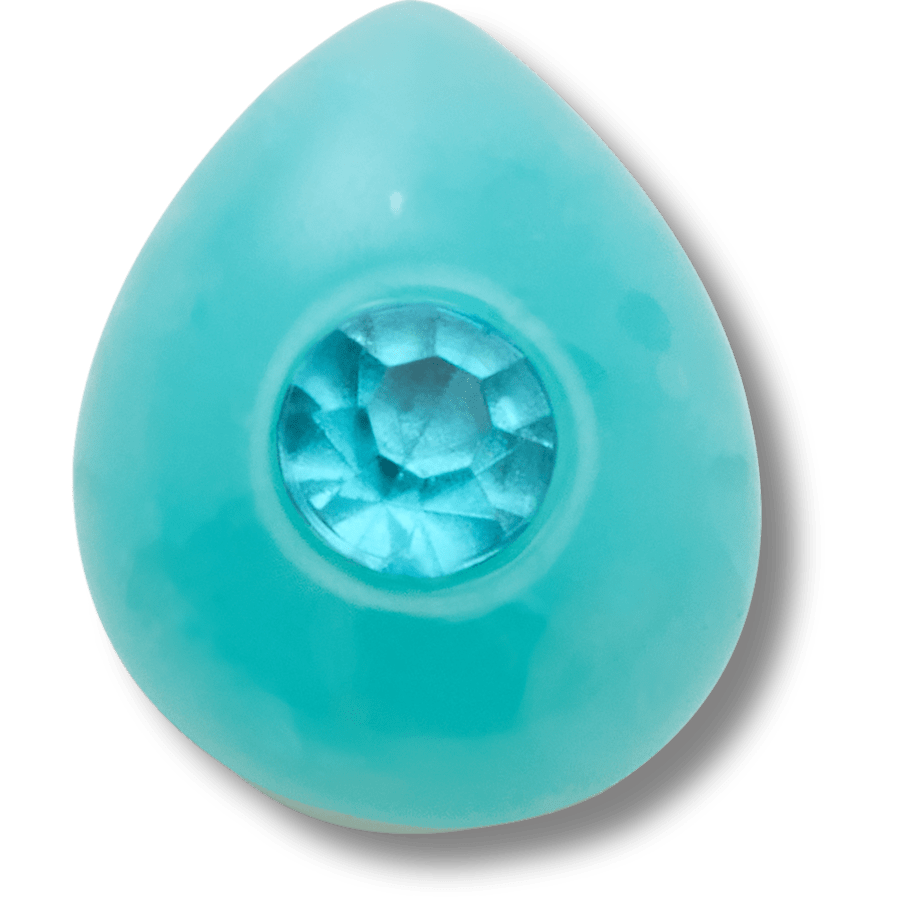 Aquamarine March Birthstone Collection Jibbitz™ charms - Crocs