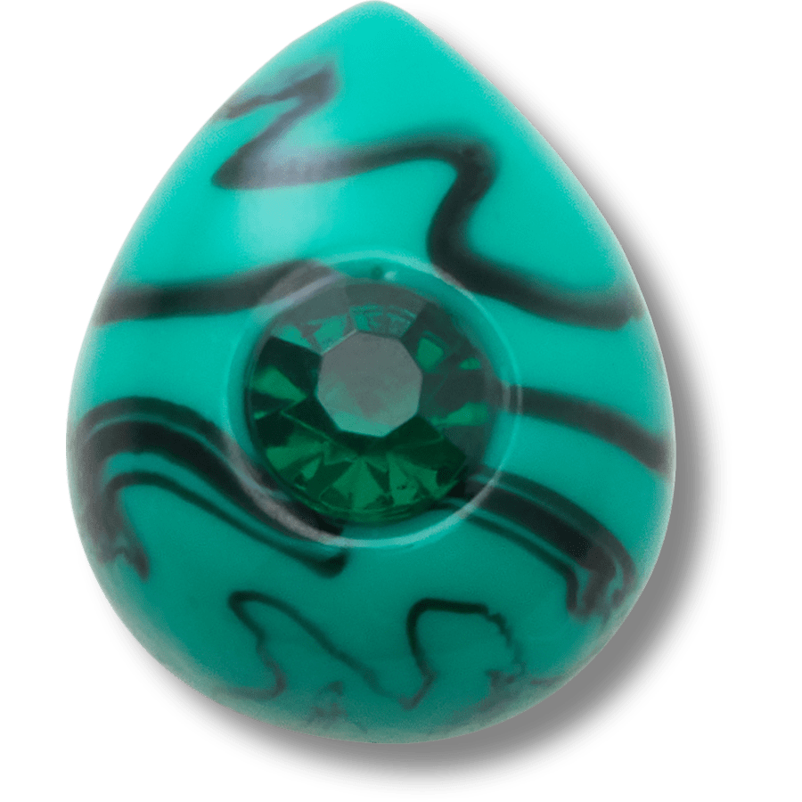 Emerald May Birthstone Collection Jibbitz™ charms - Crocs