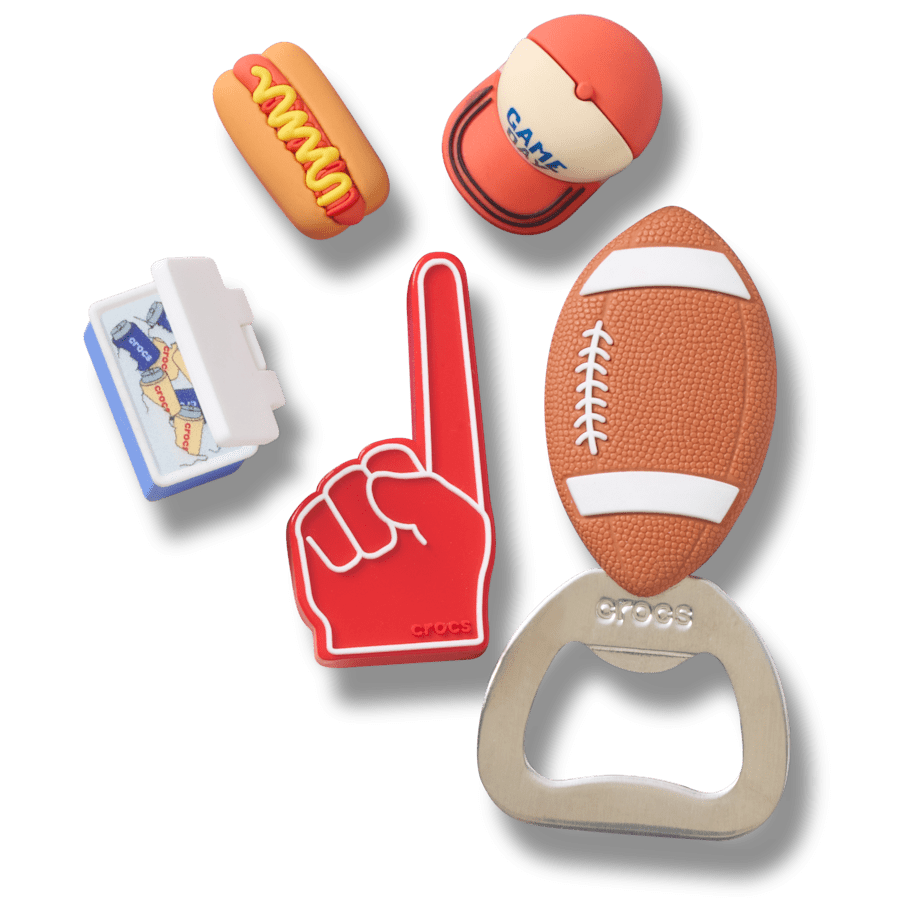 Tailgate 5 Pack Jibbitz™ charms - Crocs