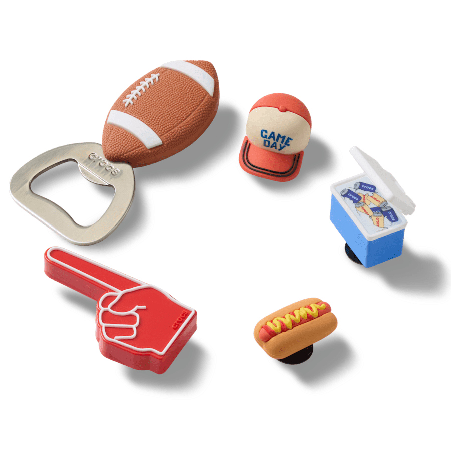 Tailgate 5 Pack Jibbitz™ charms - Crocs