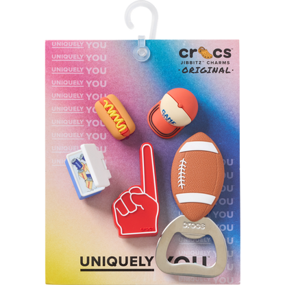 Tailgate 5 Pack Jibbitz™ charms - Crocs