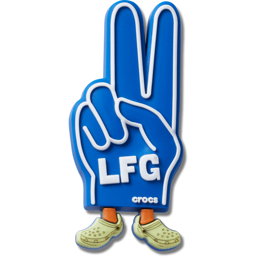 LFG Foam Peace Sign Jibbitz™ charms - Crocs
