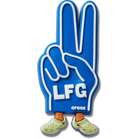 LFG Foam Peace Sign Jibbitz™ charms - Crocs