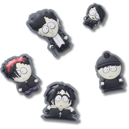 South Park Goth Kids 5 Pack Jibbitz Shoe Charm - Crocs