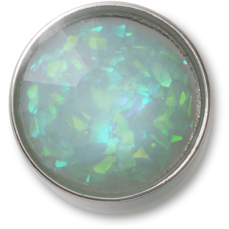 Opal Circle Gem Jibbitz™ charms - Crocs