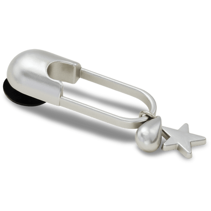 Silver Meta Safety Pin Jibbitz™ charms - Crocs