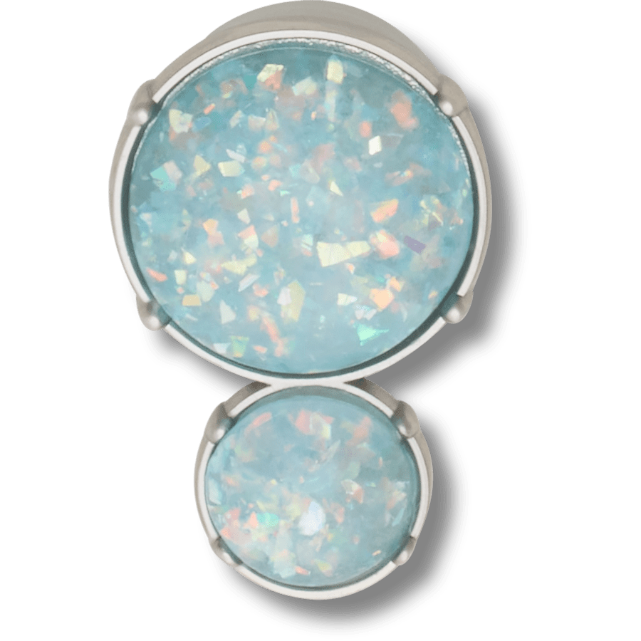 Opalescent Meta Double Gem Jibbitz™ charms - Crocs