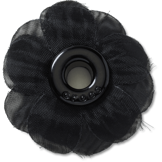 Black Chiffon Grommet Jibbitz™ charms - Crocs