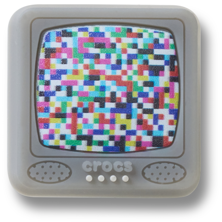 Lights Up Pixelated TV Jibbitz™ charms - Crocs