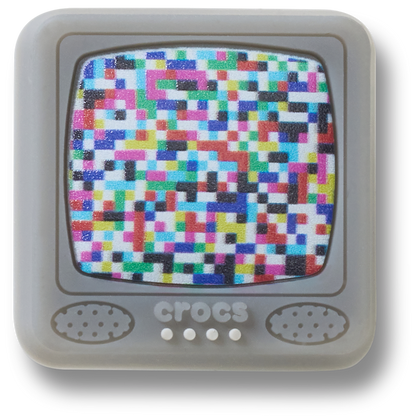 Lights Up Pixelated TV Jibbitz™ charms - Crocs