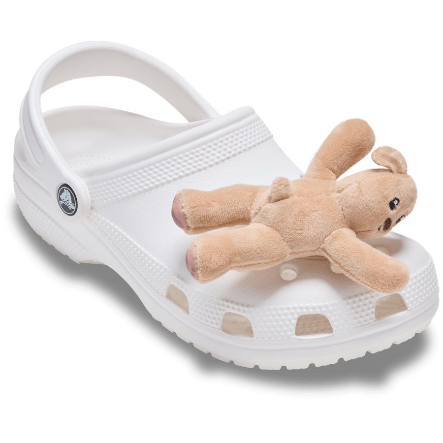 Huggitz Brown Puppy Jibbitz Shoe Charm - Crocs