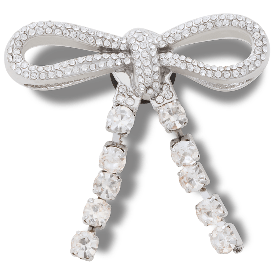 Silver Gem Bow Jibbitz™ charms - Crocs