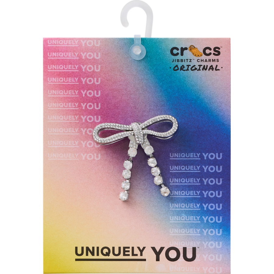 Silver Gem Bow Jibbitz™ charms - Crocs