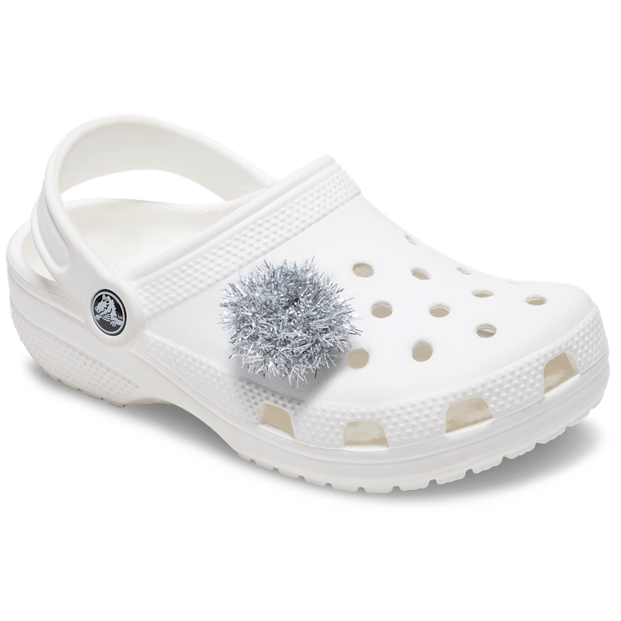 Silver Tinsel Pom Jibbitz™ charms - Crocs