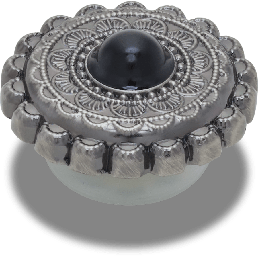 Silver and Black Emblem Jibbitz™ charms - Crocs