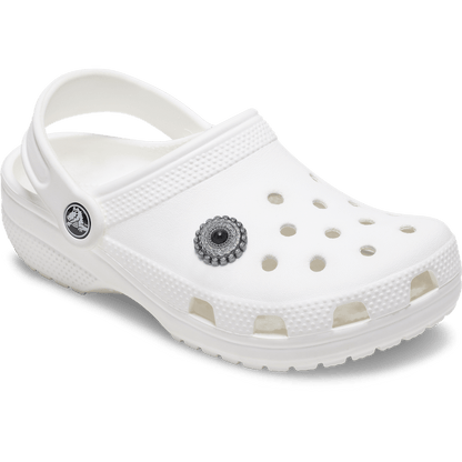 Silver and Black Emblem Jibbitz™ charms - Crocs