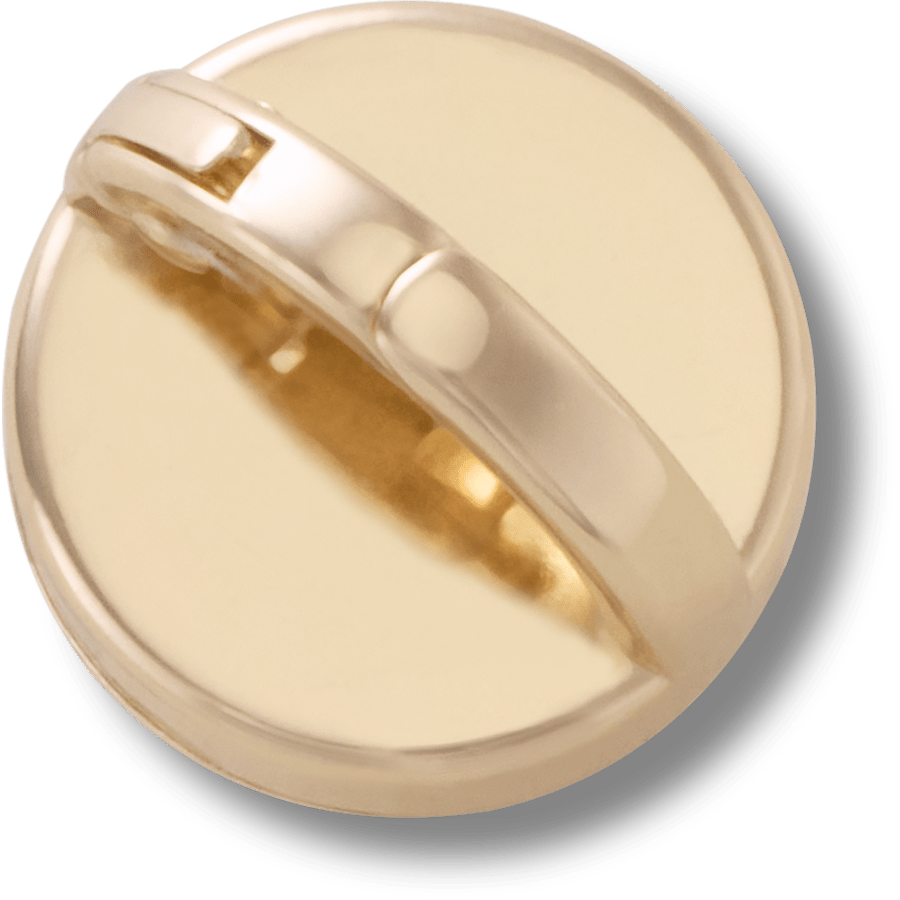 Gold Interchangeable Stud Jibbitz™ charms - Crocs