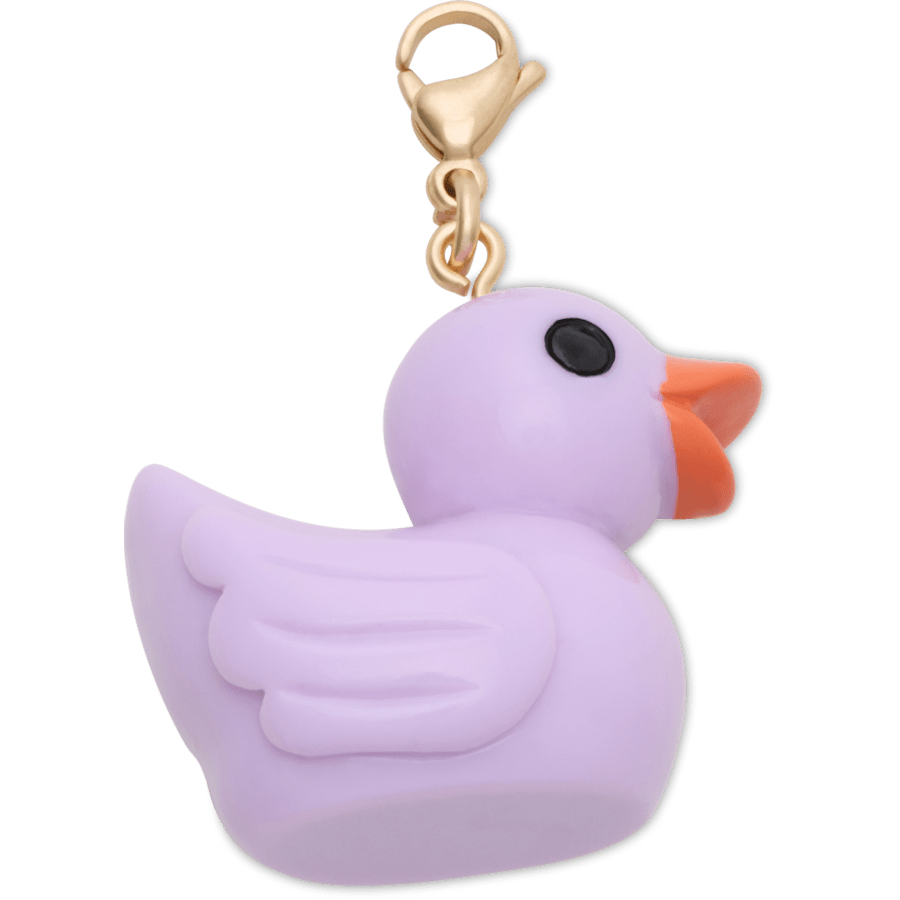 Purple Rubber Duck Charm Jibbitz Shoe Charm - Crocs