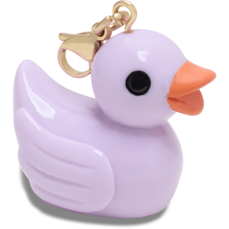 Purple Rubber Duck Charm Jibbitz Shoe Charm - Crocs