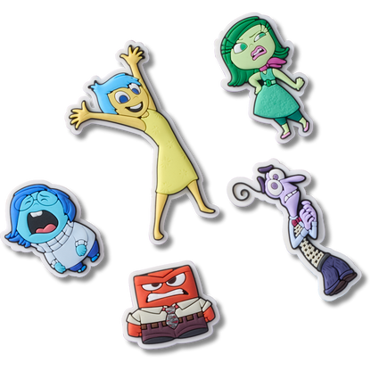 Pixar Inside Out 5 Pack Jibbitz™ charms - Crocs