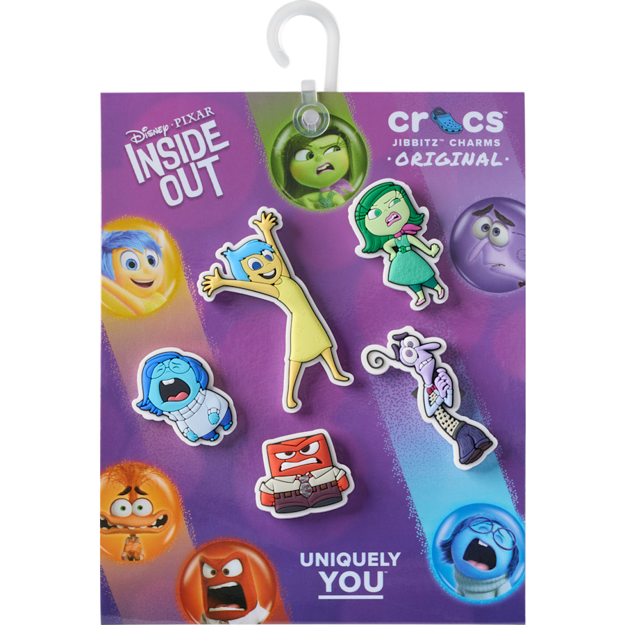 Pixar Inside Out 5 Pack Jibbitz™ charms - Crocs