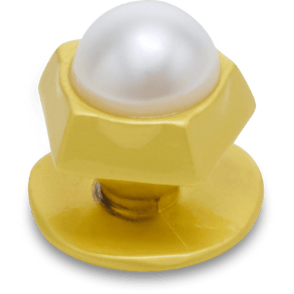 Gold Pentagon Pearl Jibbitz™ charms - Crocs