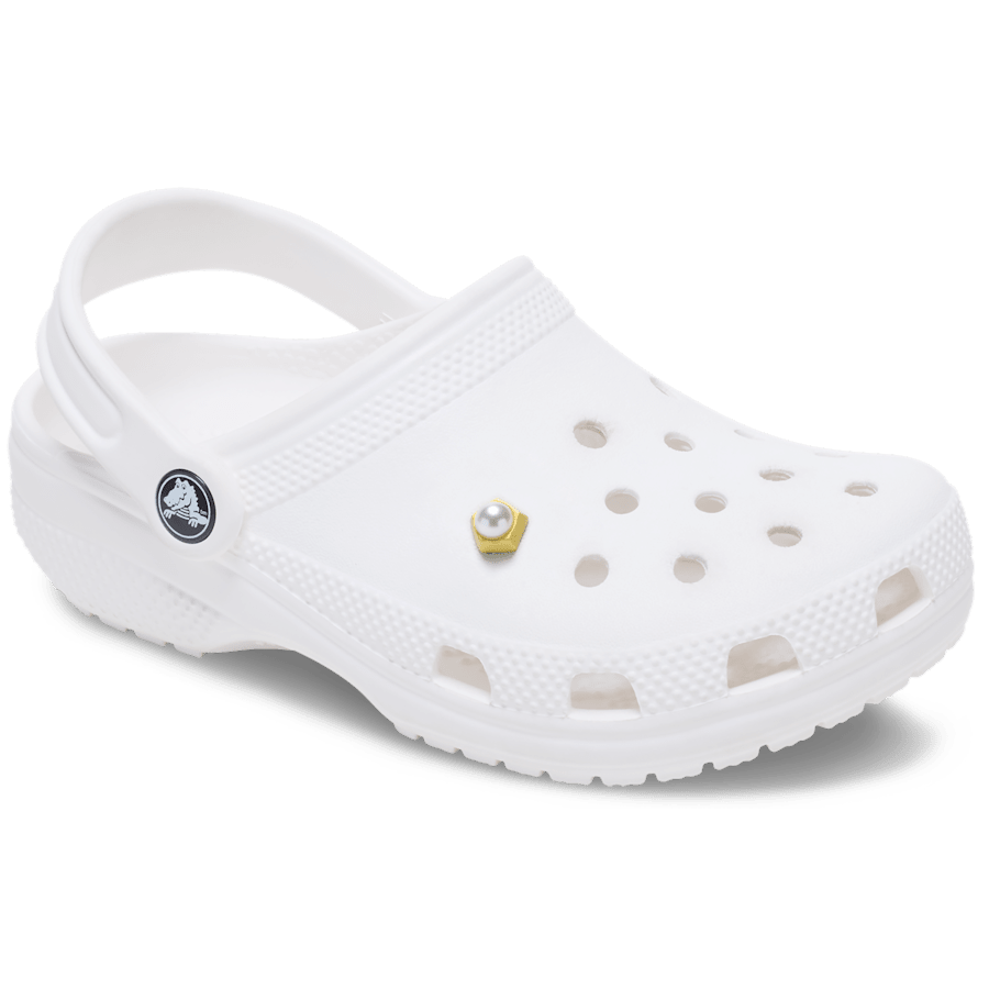 Gold Pentagon Pearl Jibbitz™ charms - Crocs