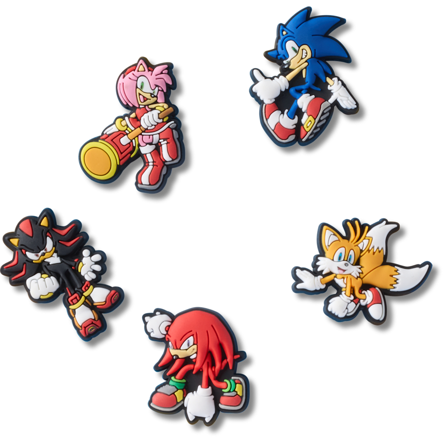 Sonic the Hedgehog 5Pck Jibbitz™ charms - Crocs
