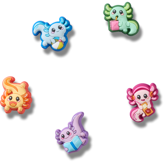 Tiny Axolotls 5 Pack Jibbitz™ charms - Crocs