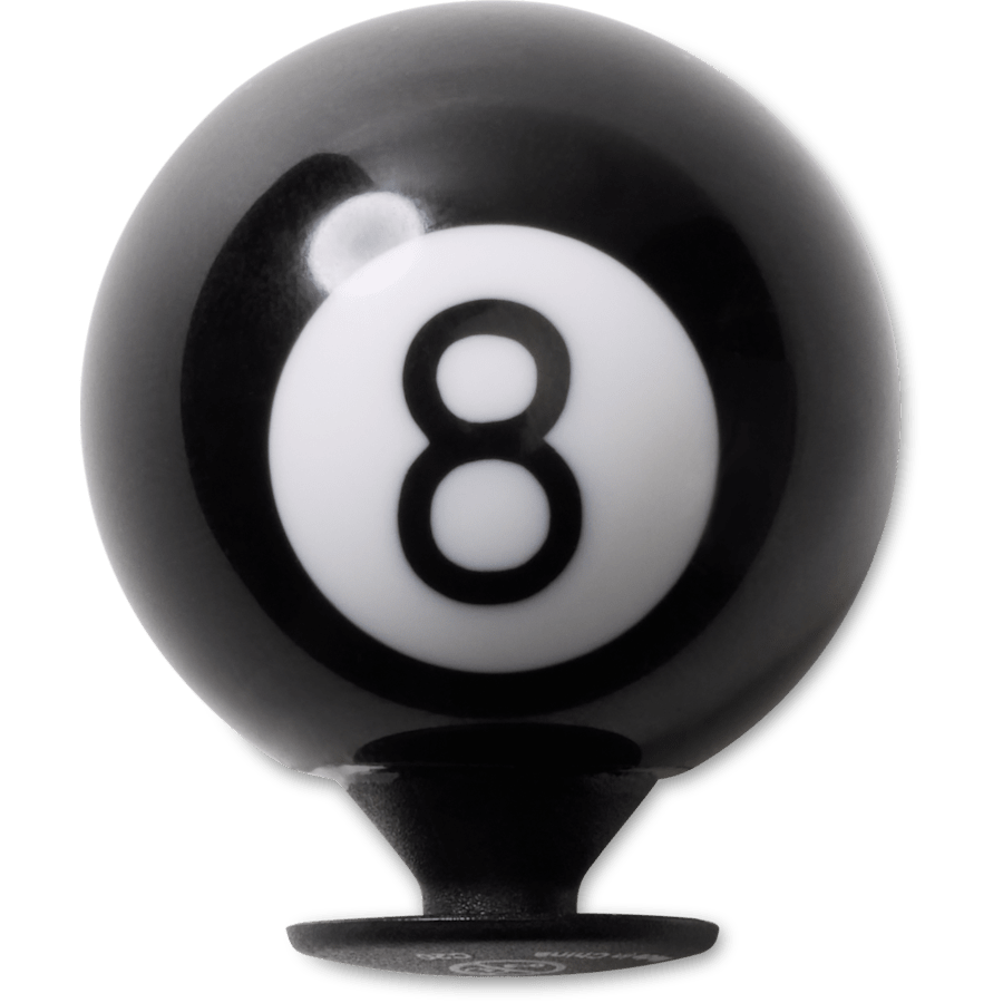 3D Pool Eight Ball Jibbitz™ charms - Crocs