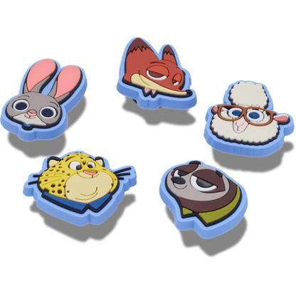 b'Disney Zootopia 2 5 Pack Jibbitz Shoe Charm - Crocs'