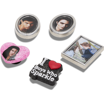 The Twilight Saga 5 Pack Jibbitz Shoe Charm - Crocs
