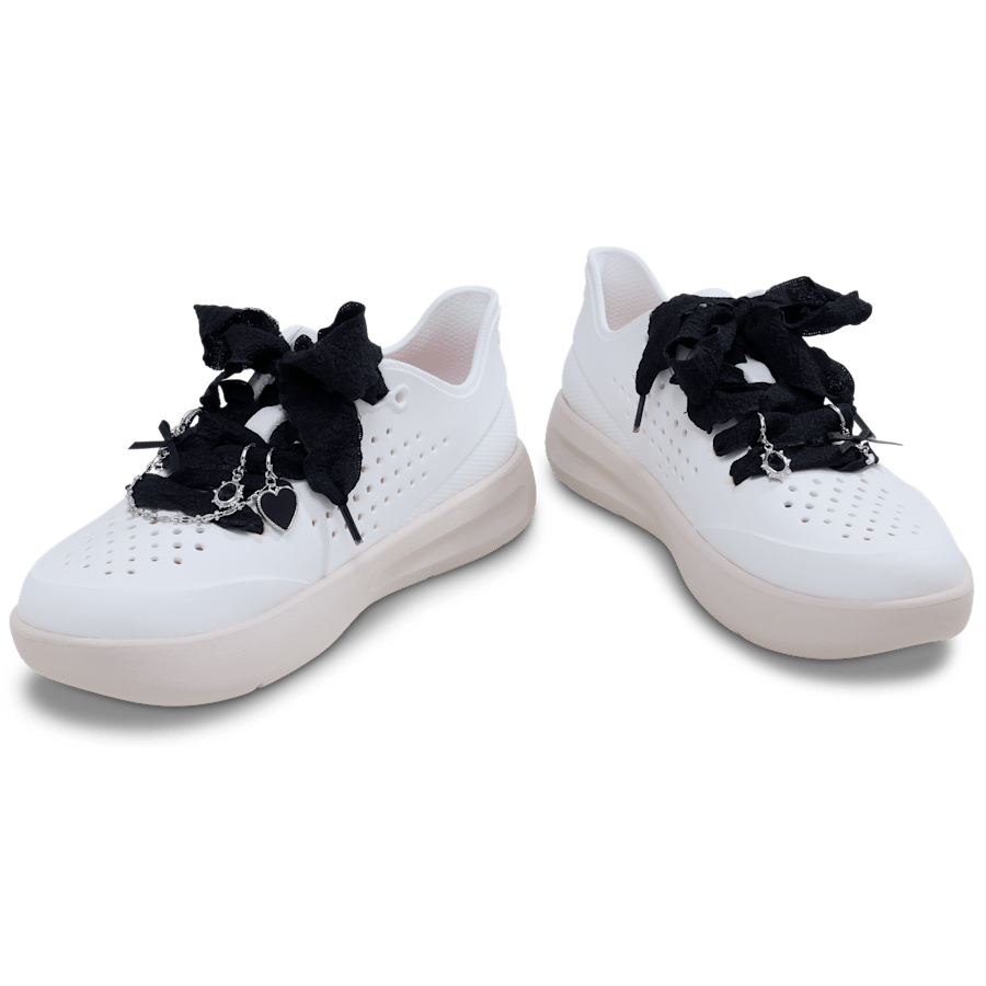 Laces and Dainty Bow Charm Kit Jibbitz Shoe Charm - Crocs
