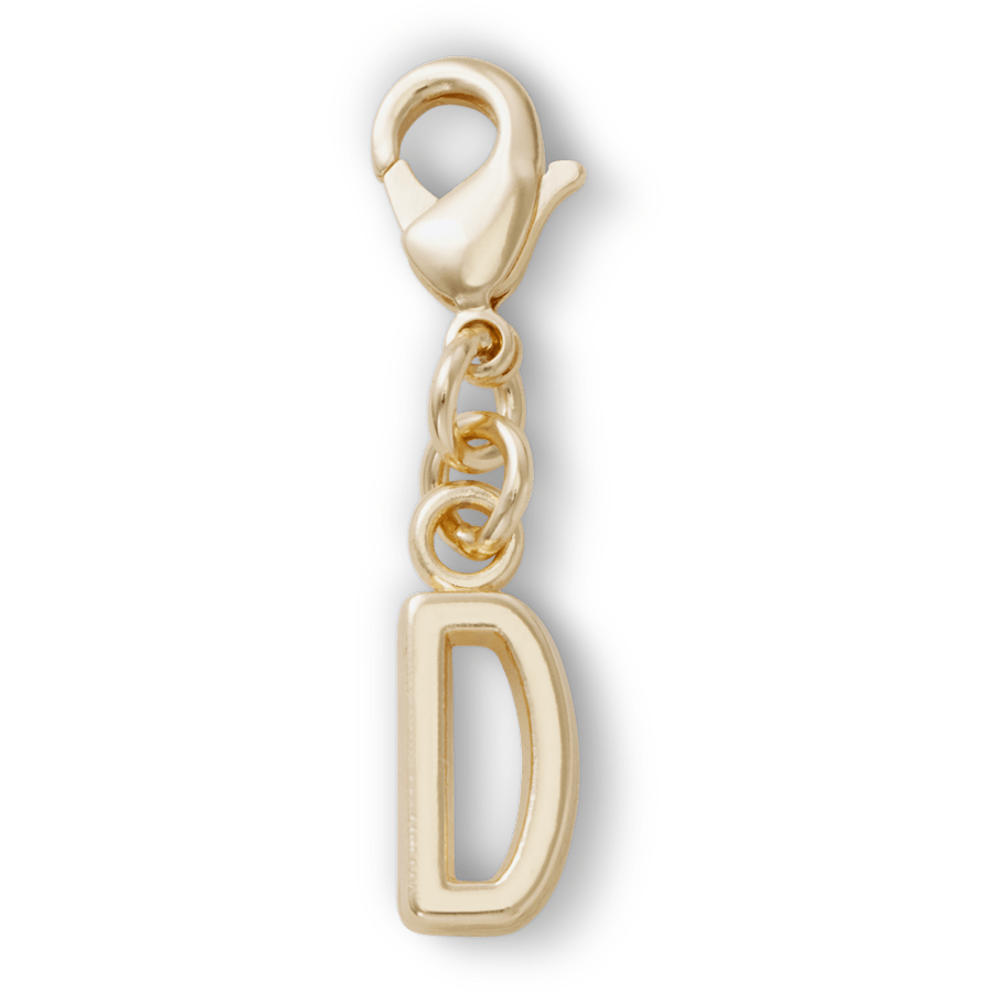 Gold Letter D Charm Jibbitz™ charms - Crocs