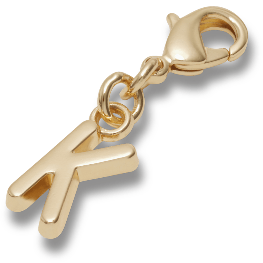 Gold Letter K Charm Jibbitz™ charms - Crocs
