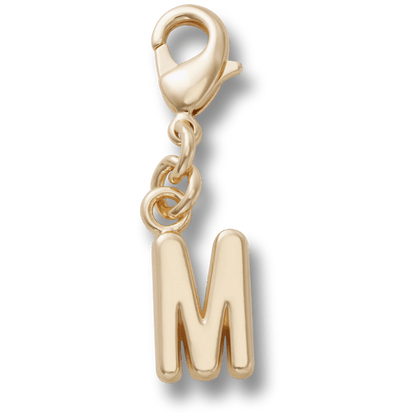 Gold Letter M Charm Jibbitz™ charms - Crocs