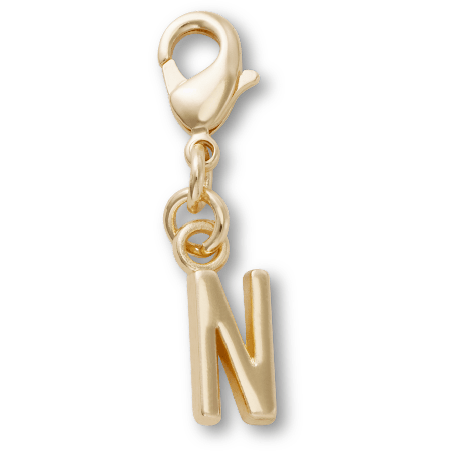 Gold Letter N Charm Jibbitz™ charms - Crocs
