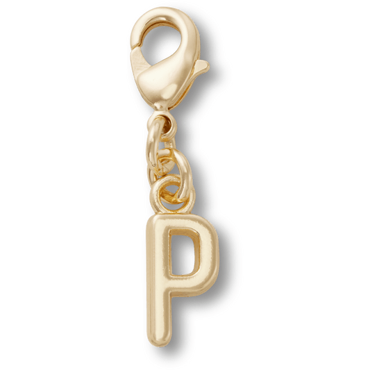 Gold Letter P Charm Jibbitz™ charms - Crocs