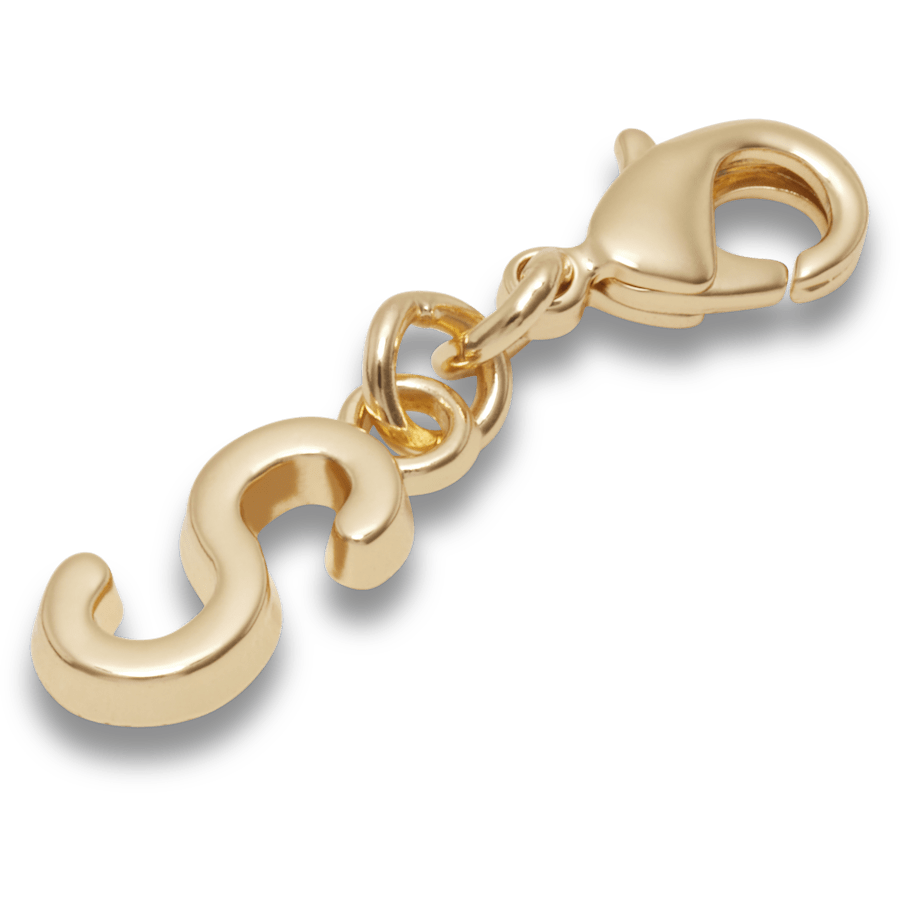 Gold Letter S Charm Jibbitz™ charms - Crocs
