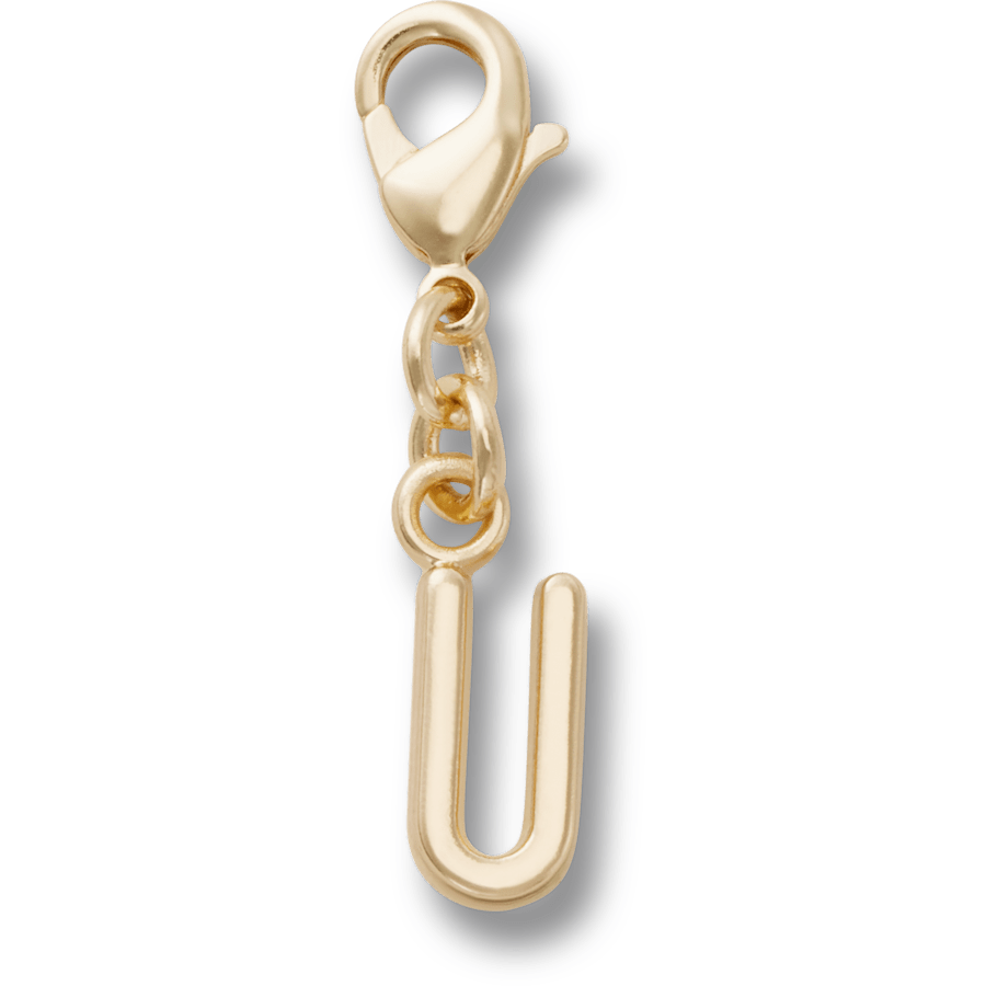 Gold Letter U Charm Jibbitz™ charms - Crocs